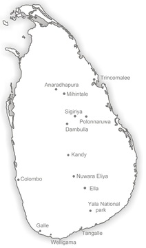 Srí Lanka - OK map