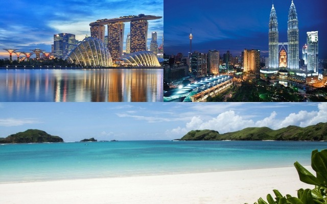 2 veľkomestá a tropický ostrov: KL, Indonézia a Singapore
