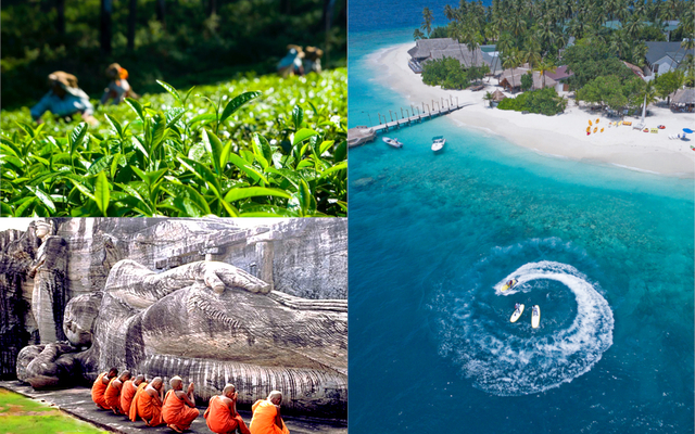 Maldivy a malý okruh Srí Lankou
