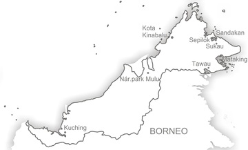 Borneo - OK map